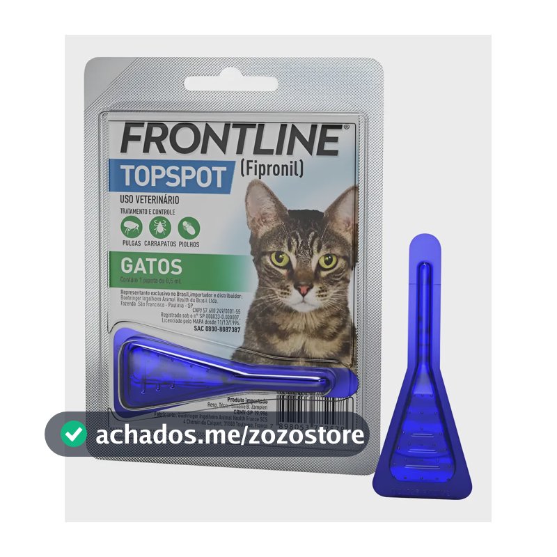 Medicamento Antipulgas Frontline Topspot Gatos 1 Até 10kg
