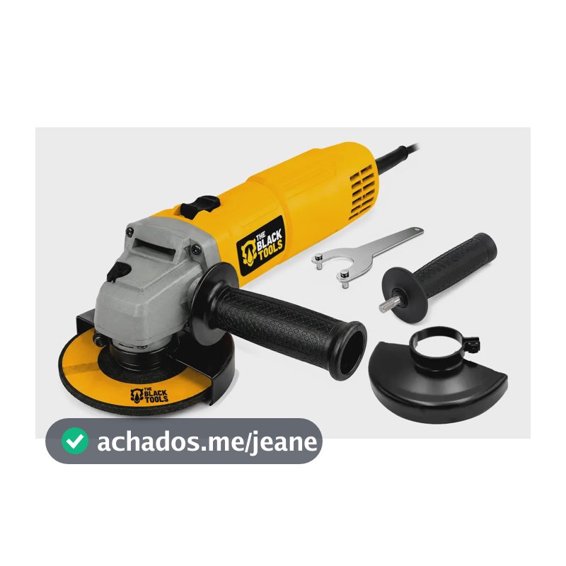 Esmerilhadeira Lixadeira Angular 780w 115mm 4.1/2 11000rpm Bta800 The Black Tools