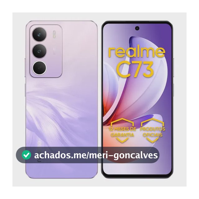 Celular Smartphone Realme C73 256gb 8gb Ram Dual Sim 120hz 6 Ah Violeta