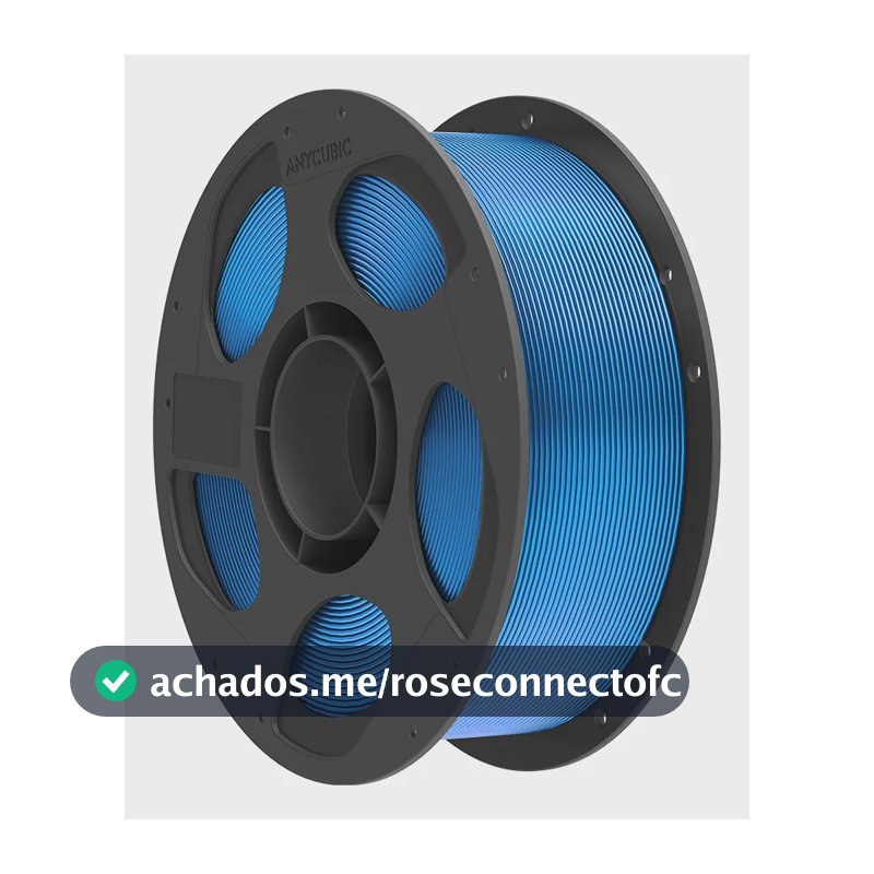 Filamento Pla Silk Anycubic Para Impressora 3d Cor Azul Azul