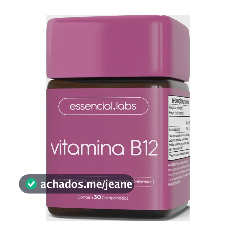VITAMINA B12 METILCOBALAMINA - Fórmula com Máxima Pureza e Absorção - 30 Doses