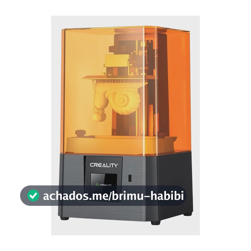 Impressora 3d Creality Halot R6 Resina Bivolt - 1203040094 127/220v Cinza E Laranja