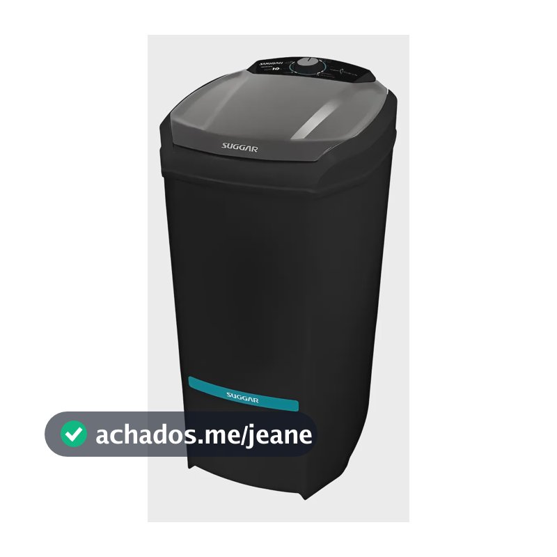 Tanquinho Suggar Lavamax Eco Le1021pt 10kg 110v Preto