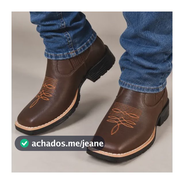Bota Texana Masculina Premium Rodeio Confortável Elegante