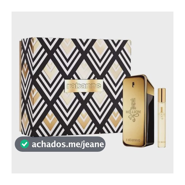 1 Million Rabanne Masculino Edt 100ml + Travel 10ml