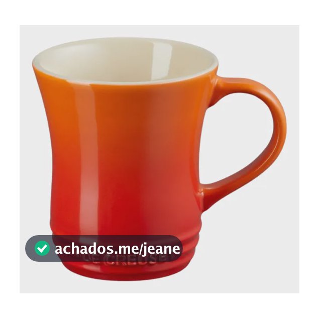 Caneca De Cerâmica Tea 290 Ml Laranja Le Creuset