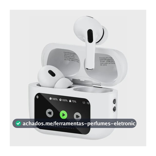 Fone Kaidi Touch Cancelamento De Ruído Bluetooth Knc4219 Branco