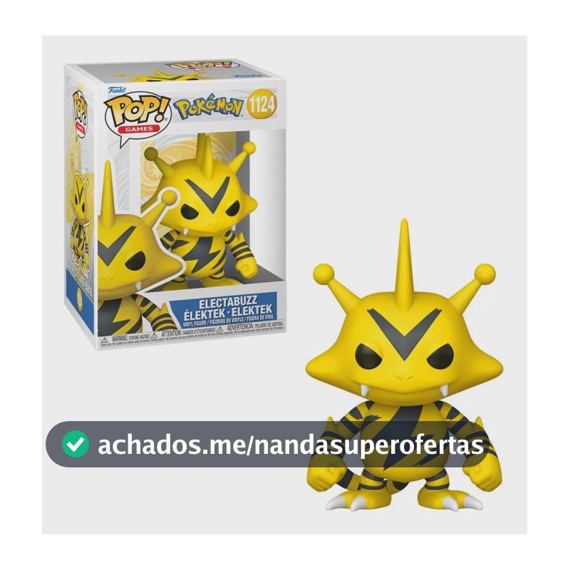 Boneco Funko Pop! Pokémon - Electabuzz