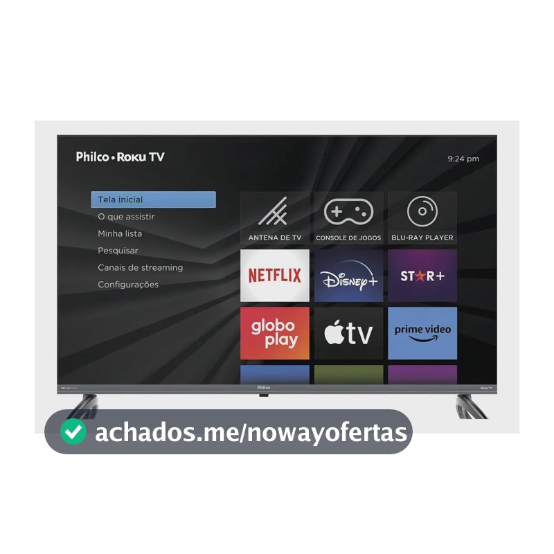 Smart Tv 40'' Ptv40e3ersgb Full Hd Led Hdmi Roku Tv Philco