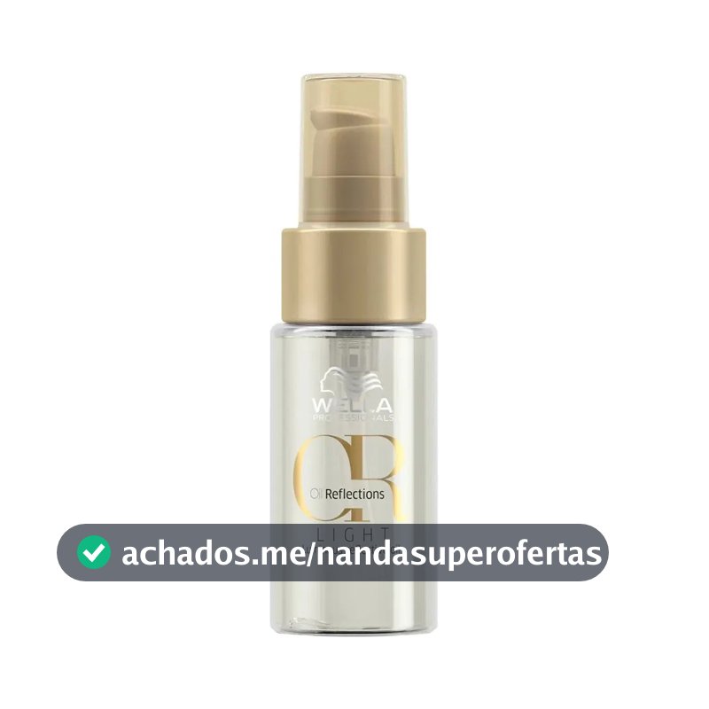 Óleo Capilar Oil Reflections Light 30ml Wella