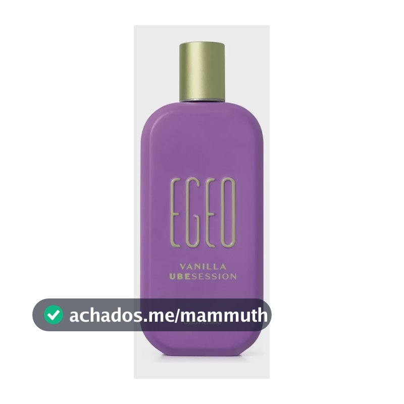 Egeo Vanilla Ubesession O Boticário Desodorante Colônia 90ml
