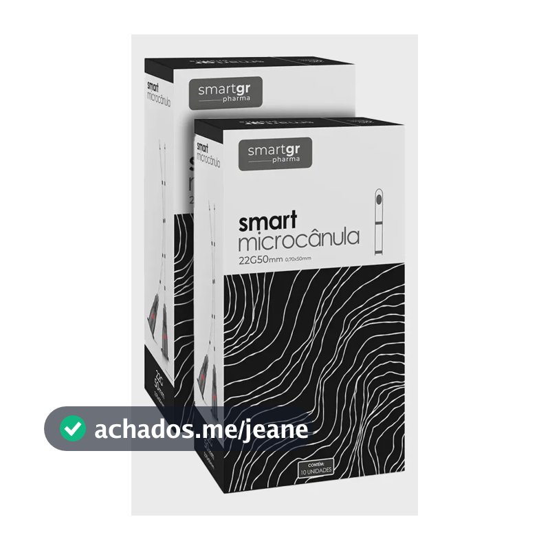 Kit Com 2 Caixas Smart Gr Microcânula 22g X 50mm