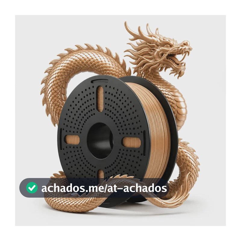 Filamento Impressora 3d Pla Silk Seda Print Pulse Cor: Bege