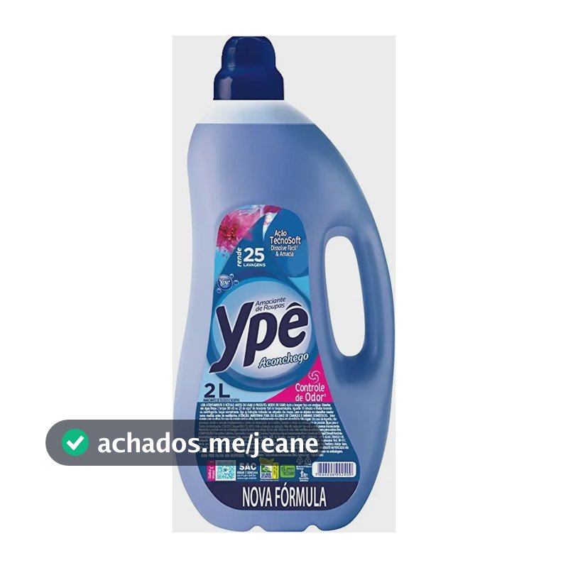 Amaciante Tradicional Aconchego 2 Litros Ypê