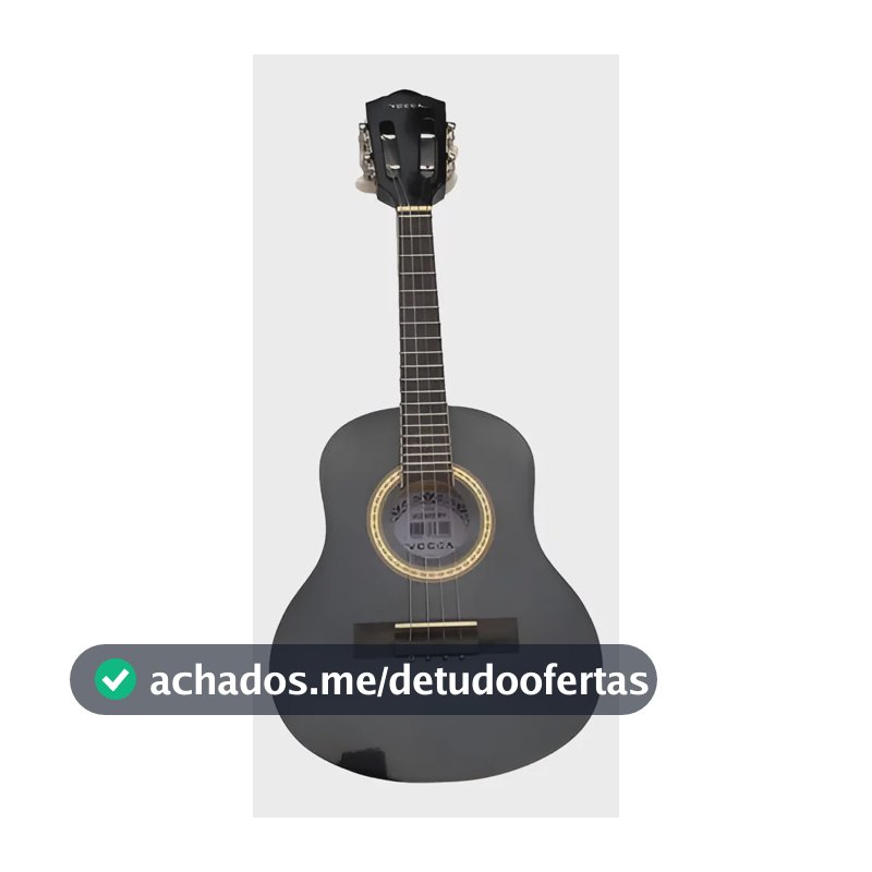 Cavaquinho Acústico Vogga VCC600 BK Preto