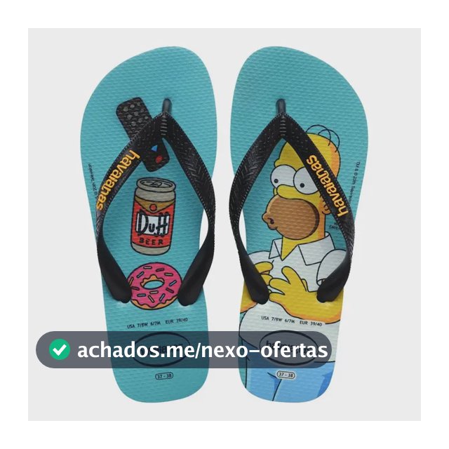 Lançamento Chinelo Havaianas Simpsons Original