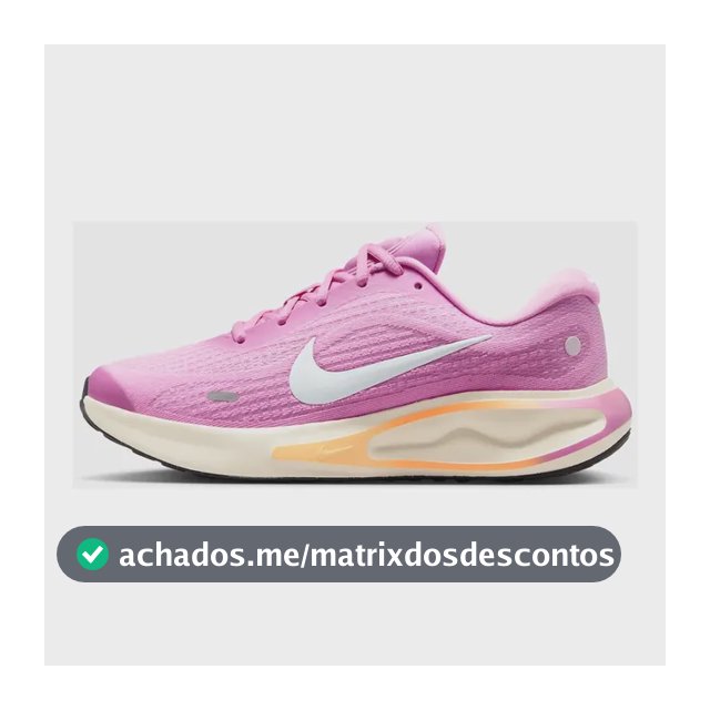 Tênis Nike Journey Run Feminino Rosa/branco 36 Br