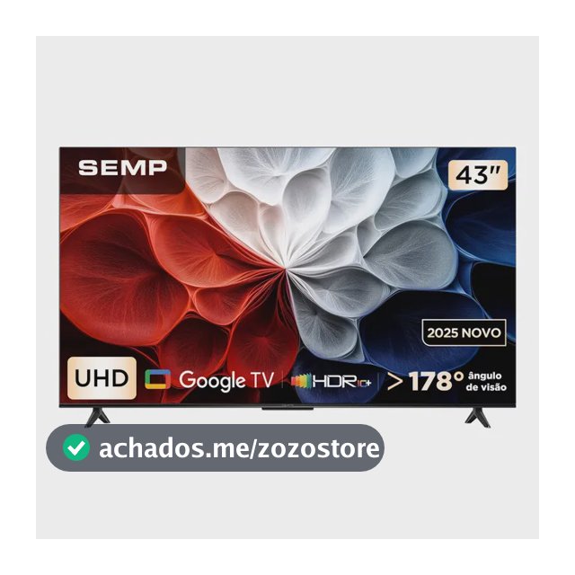 Semp Smart 4k 43  S62 Google Tv Wi-fi Bt Hdmi 2.1 Hdr10+