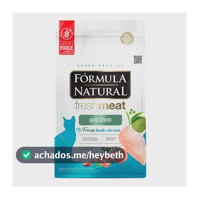 Formula Natural Fresh Meat Gato Senior 7+ Frango 10,1kg