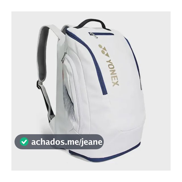 Mochila Raqueteira Yonex Pro BA12MLTDEX - Branca - Tênis / Beach Tennis