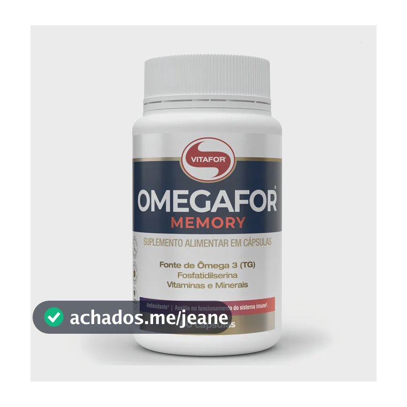 Omegafor Memory 60 Cápsulas Vitafor