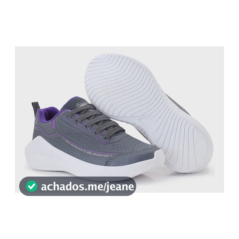Tênis Esportivo Feminino Estilo Academia Para Corrida Roxo 37 Br