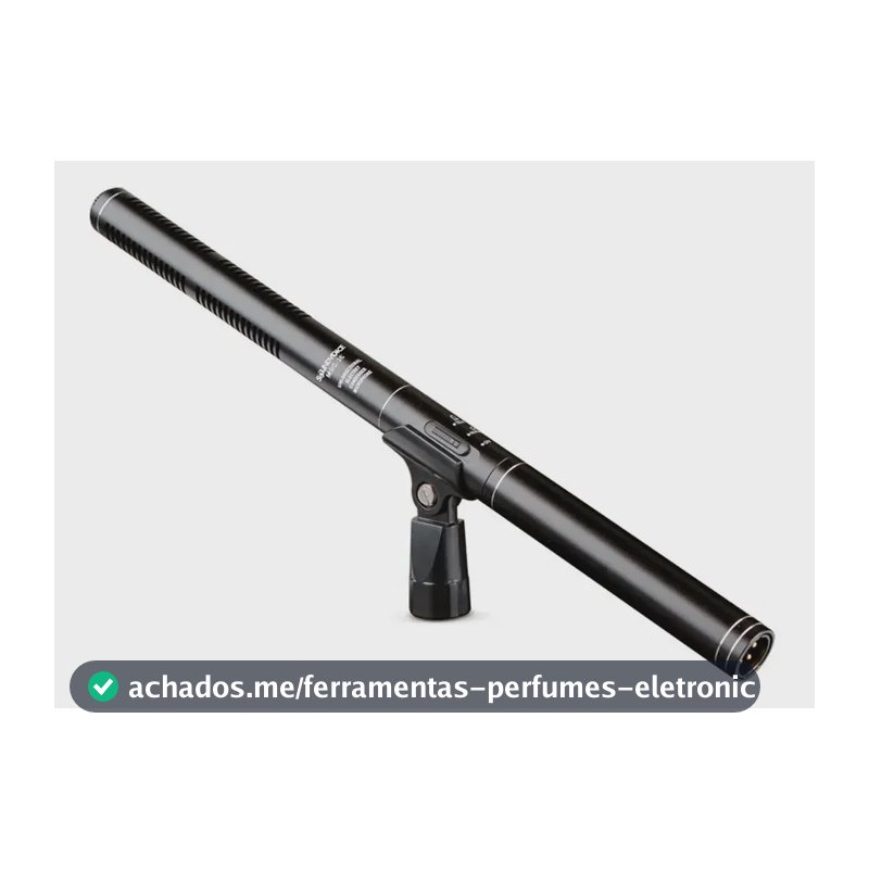 Microfone Uni-direcional Shotgun Soundvoice Mgs-36 7,5m Cabo