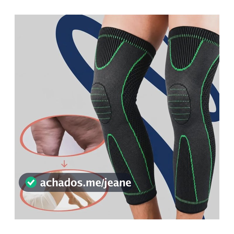 Meia De Compressão Ergo Graduada 7/8 Lipedema Média 18-21 G/gg