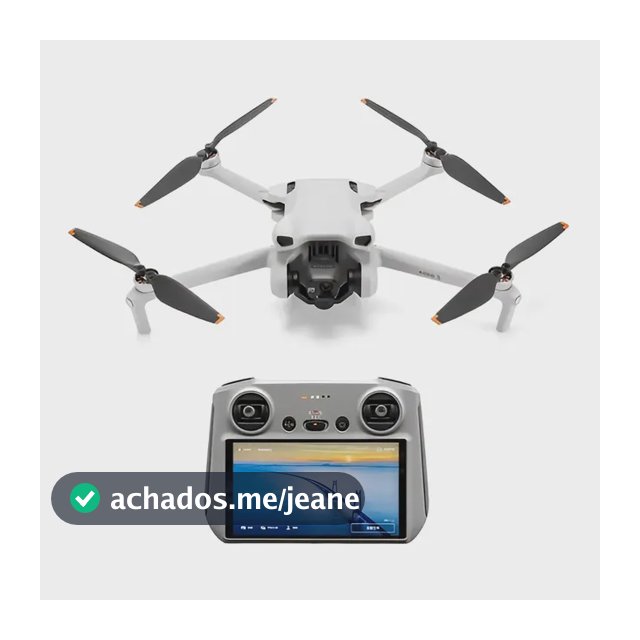 Drone DJI Mini 3 (RC) - Versão Tela No Controle