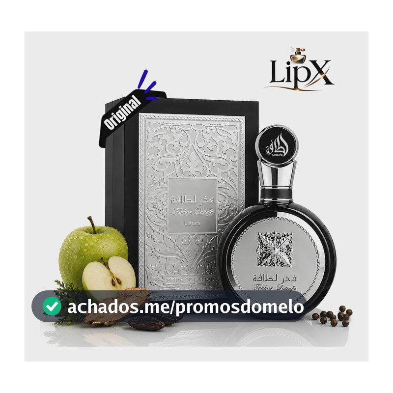 Perfume Árabe Masculino Fakhar Black Lattafa Edp 100ml