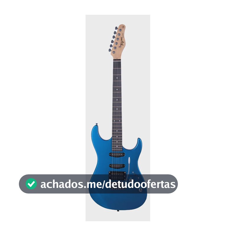Guitarra Tagima Tg510 Superstrato Ponte C/ Alavanca Blue Cor Metallic blue Material do diapasão Madeira técnica Orientação da mão Destro
