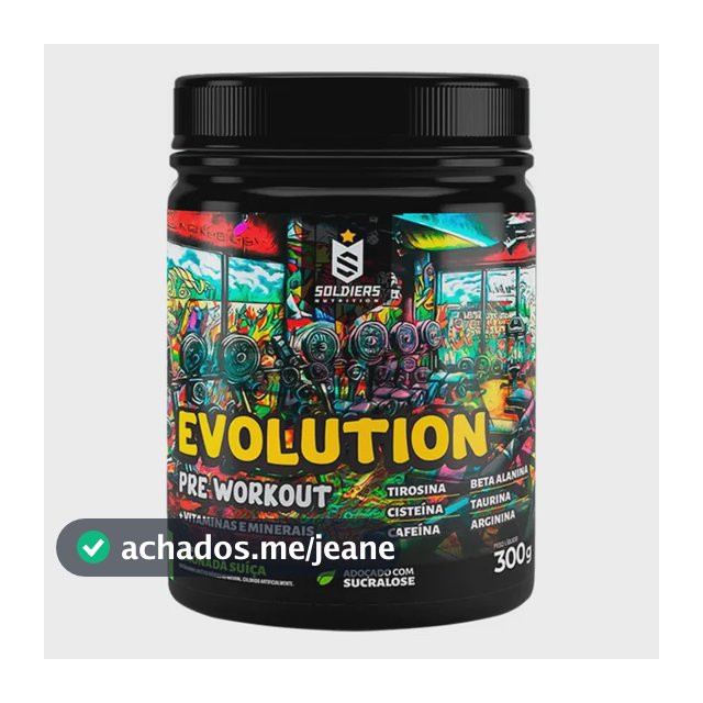Suplemento Soldiers Nutrition Evolution en pó sabor limonada suíça x 300g
