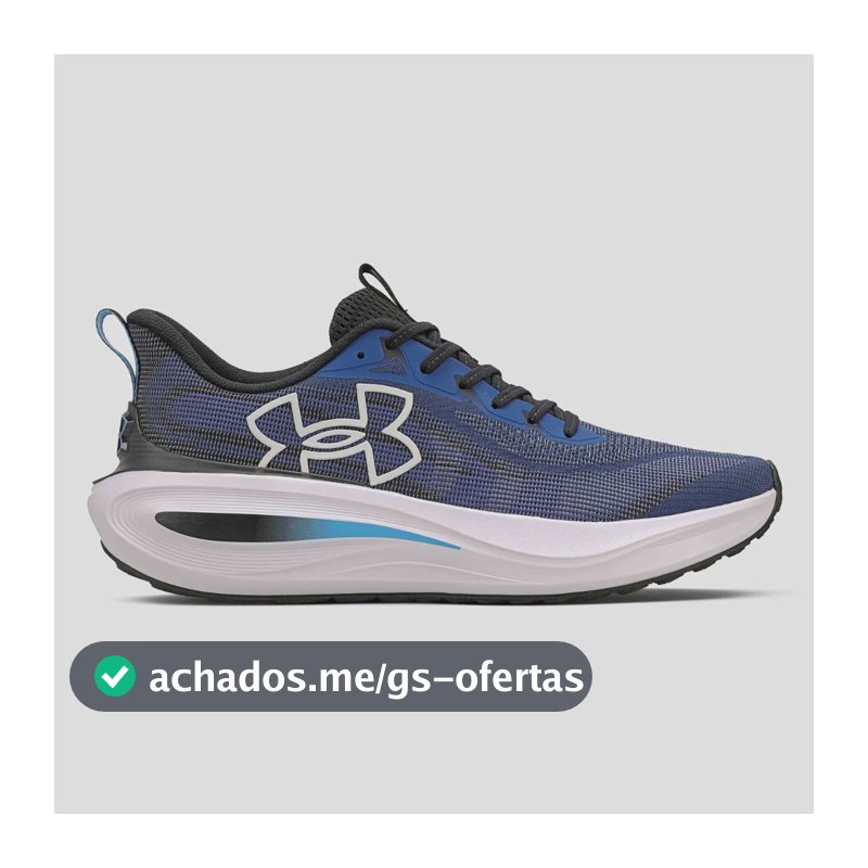 Tênis Masculino Charged Skyline 5 Under Armour Azul Liso 40 Br