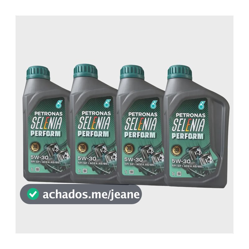 KIT 4 LITROS OLEO 5W30 PETRONAS SELENIA PERFORM