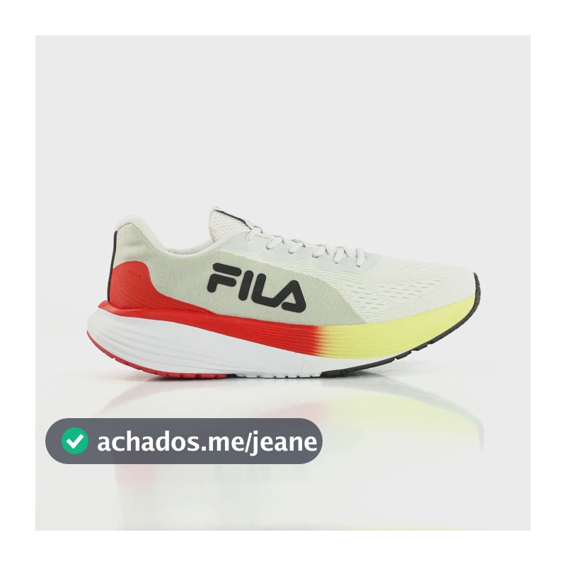 Tênis Fila Agile Masculino Engineering Mesh Academia Treinos Cinza 41 Br