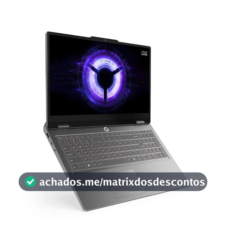 Notebook Gamer Lenovo Loq Essential Intel Core I5-13450hx 16gb 512gb Ssd Rtx 5050 15.6 144hz Windows 11 - 83ux000abo
