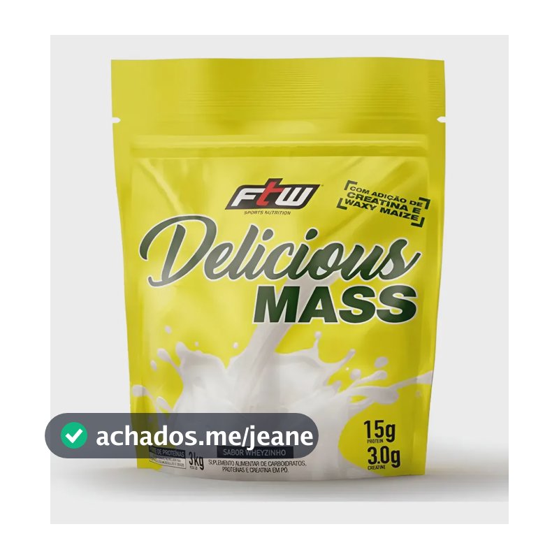 Delicious Mass (3000g) Ftw Sabor Wheyzinho