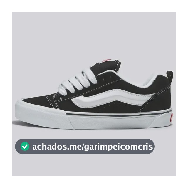 Tênis Vans Knu Preto E Cinza | Unissex - Do 34 Ao 43