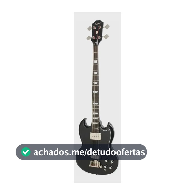 Epiphone Baixo elétrico EBG3EBCH1 Cor Preto