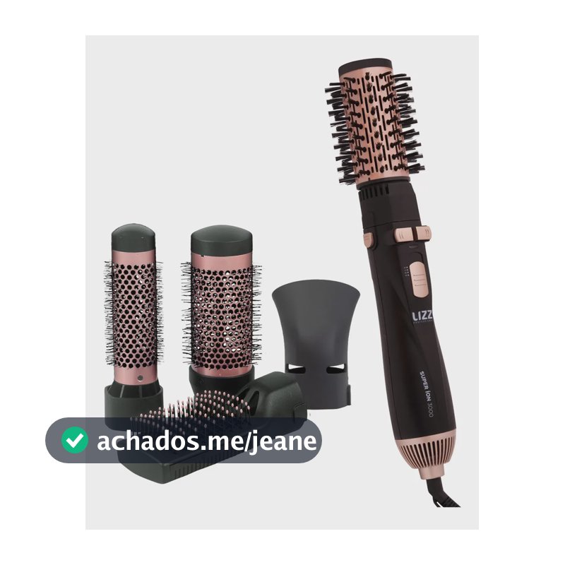 Escova Lizz Pro Super Íon 3000 Multifuncional 1300W 127 Volts