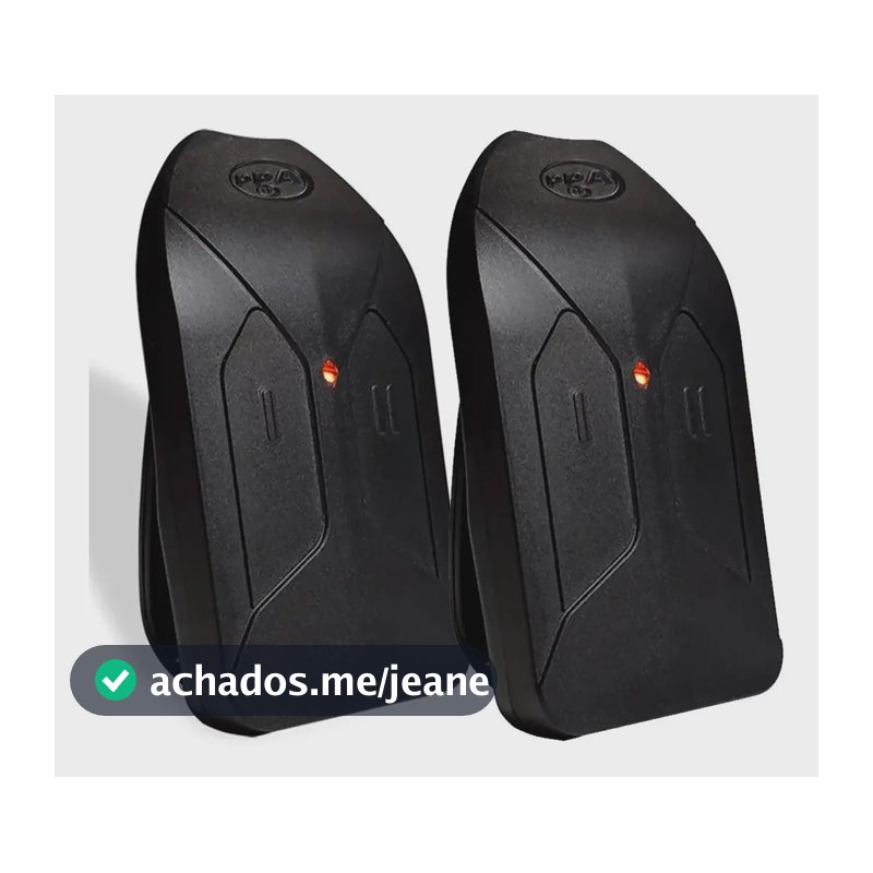 Kit 2 Unidades Controle Ppa Tok Preto 433Mhz