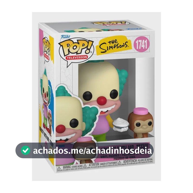 Boneco Funko Pop! & Buddy Os Simpsons - Krusty E Sr. Tenny