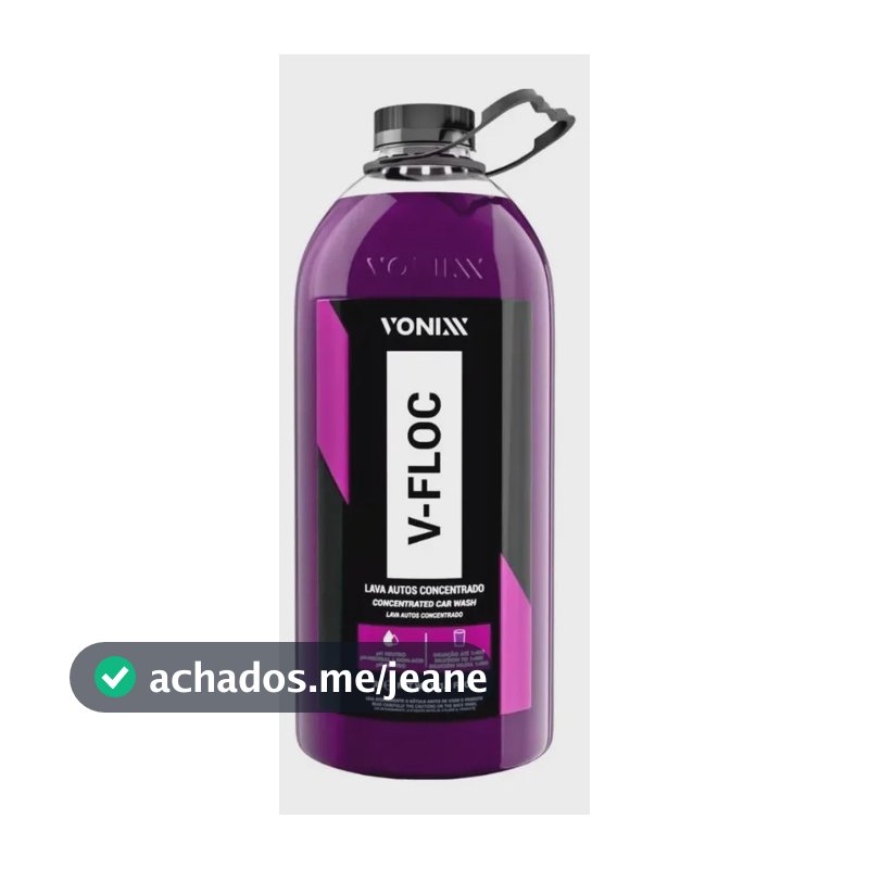 Shampoo Automotivo Neutro V Floc Concentrado 3l Vonixx
