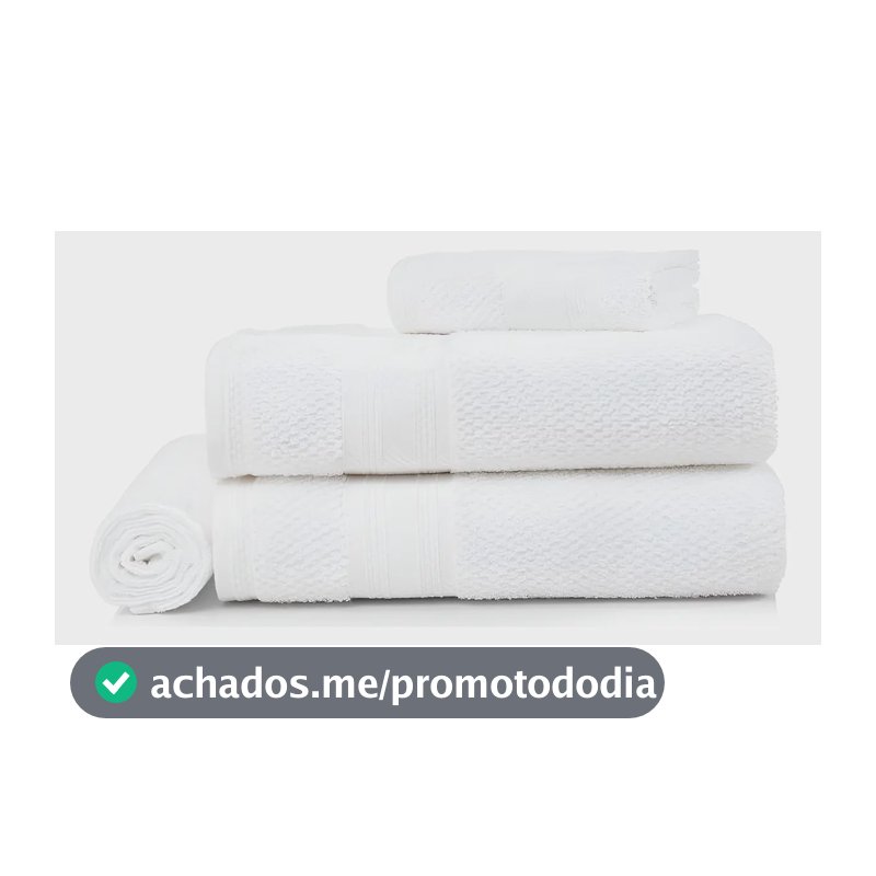 Karsten Empire Fio Cardado jogo de banho cor branco