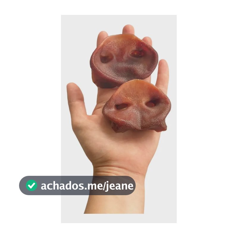 Focinho De Suíno Porco Para Cães Petisco Natural Luv Pet