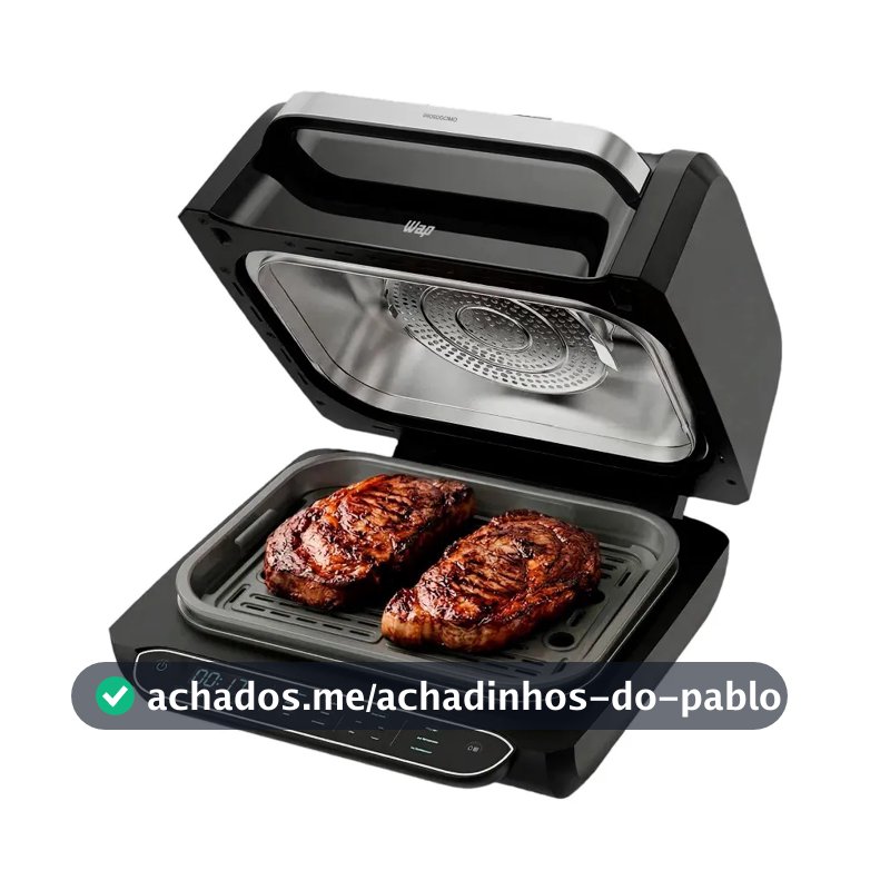 Fritadeira Elétrica Air Fryer 8 em 1 Wap Barbecue Heat Digital Wc Ab1030 127V