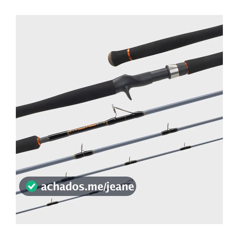 Vara de Carretilha Saint Plus Alien 602BC Fibra de Carbono 1,83m 2 Partes