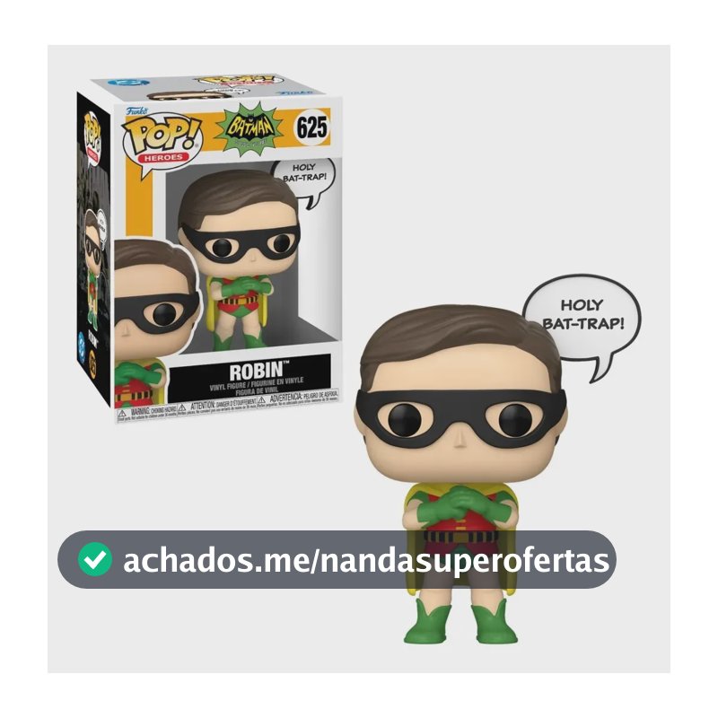 Boneco Funko Pop! Sayings Dc Batman - O Homem Morcego - Robin