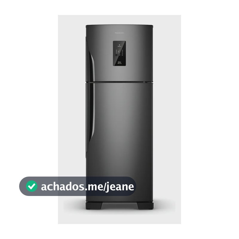 Geladeira Intuitive+ Panasonic Bt71 Frost Free Inverter 494l Black Inox