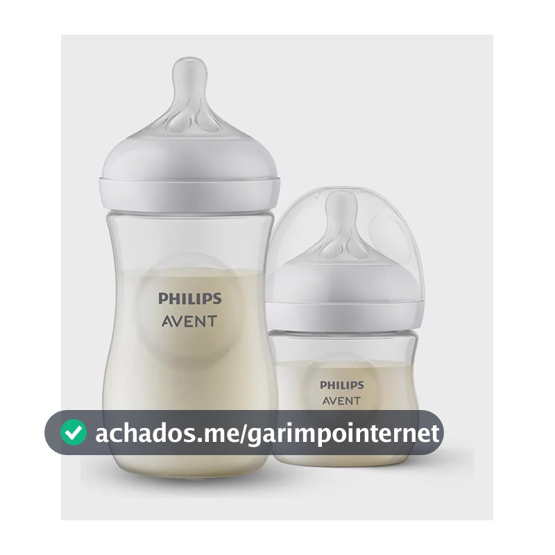 Kit Duplo Mamadeiras Pétala 125ml E 260ml - Scd838/26 Avent